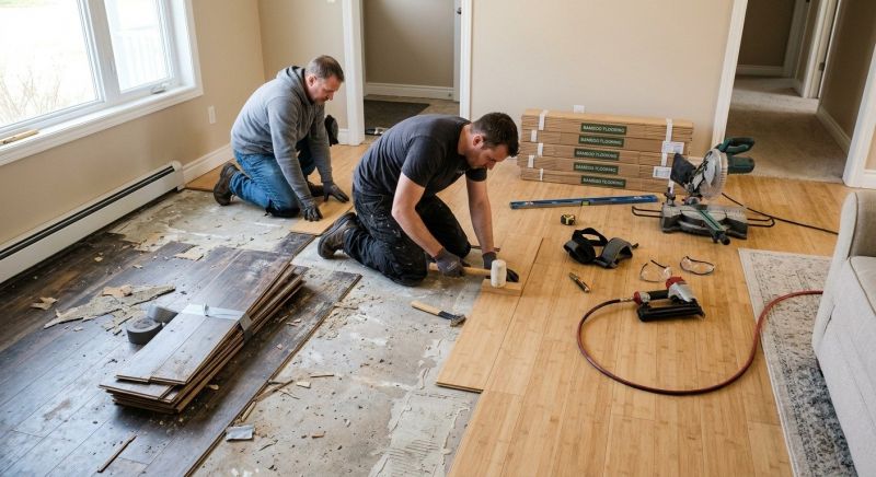 Bamboo Flooring Installation in Palm Beach County, FL