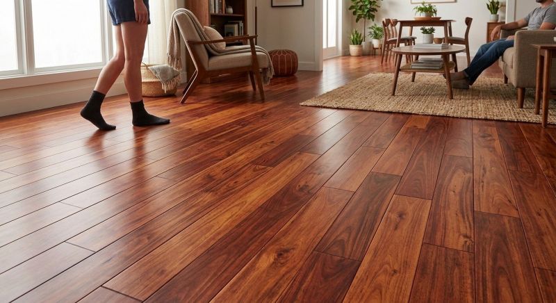 Cherry Floor Installation in West Palm Beach, FL