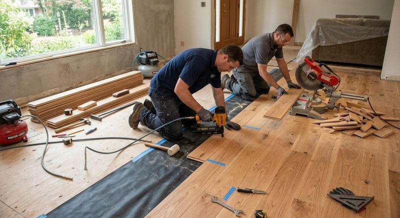 Hardwood Floor Installation in Boynton Beach, FL