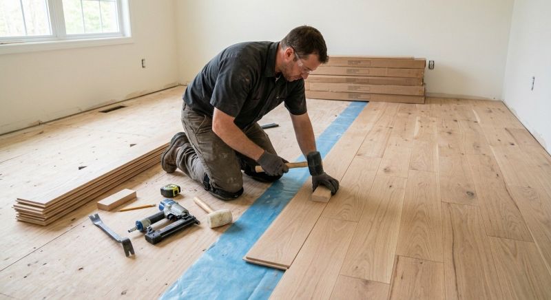 Hardwood Floor Installation in Boynton Beach, FL