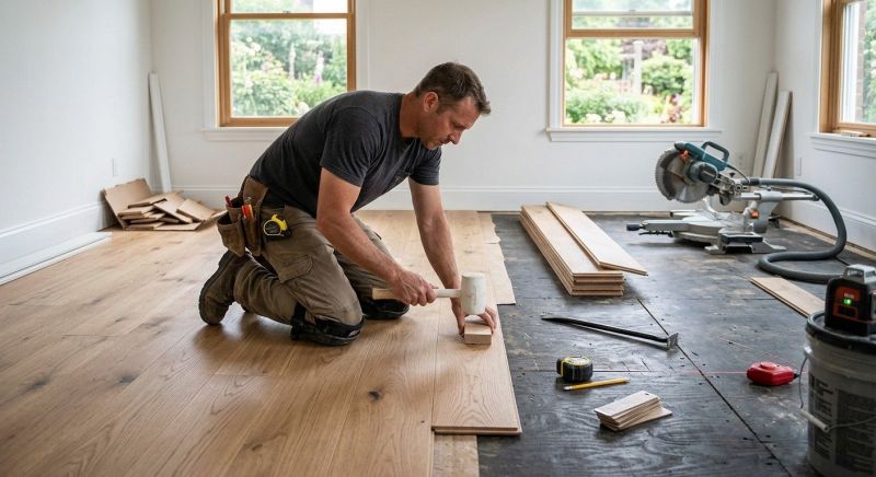 Hardwood Floor Installation in Boynton Beach, FL