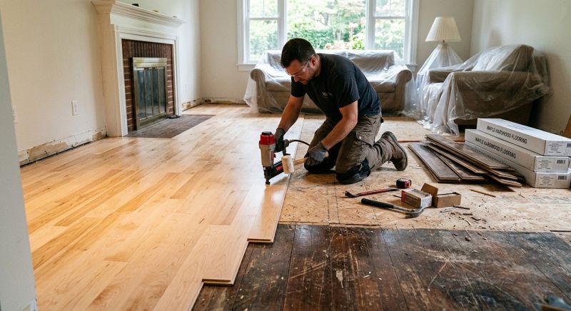 Maple Flooring Installation in Palm Beach, FL