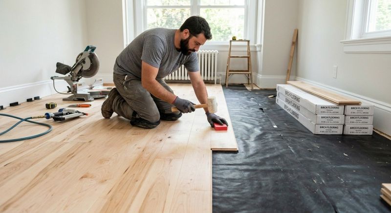 Maple Flooring Installation in Palm Beach Gardens, FL