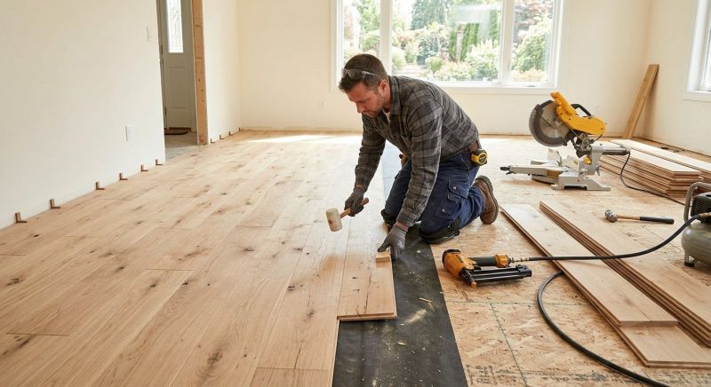 Oak Floor Installation in Jupiter, FL