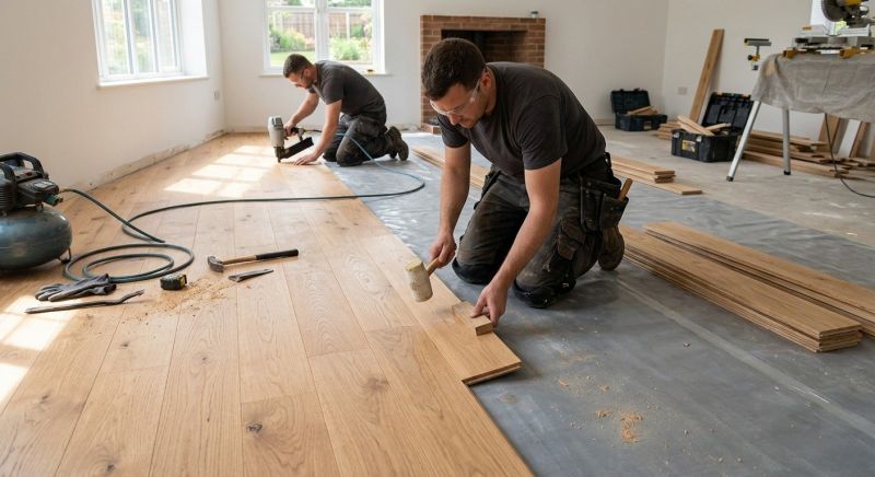 Oak Floor Installation in Lake Worth, FL