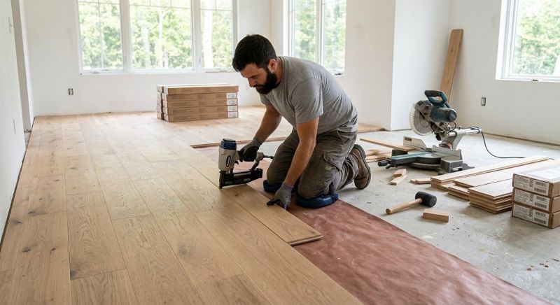 Oak Floor Installation in Lake Worth, FL