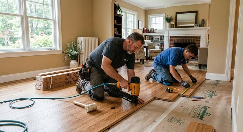 Oak Floor Installation in Palm Beach, FL