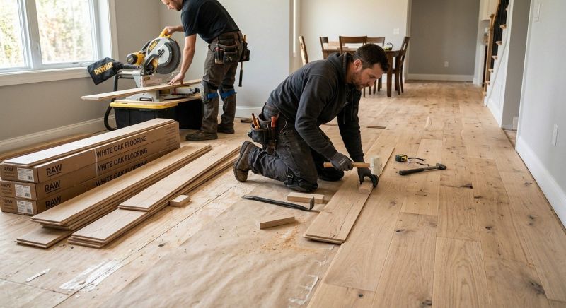 Oak Floor Replacement in Palm Beach County, FL