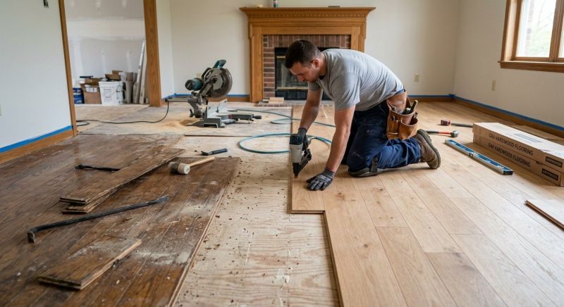 Wood Floor Replacement in Jupiter, FL